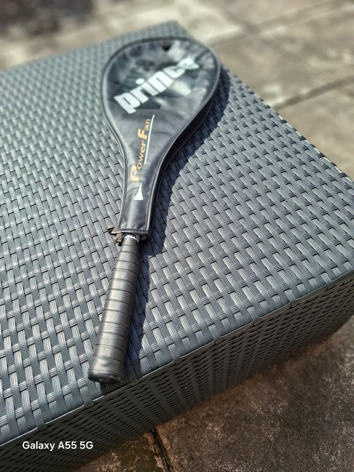 Prince PowerFan Extender Tennisracket met hoes, Ophalen of Verzenden, Prince, Nvt, Nvt