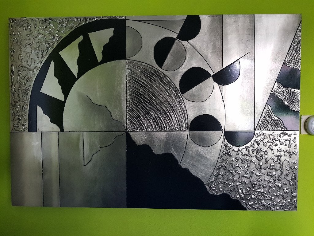 design aluminium wand decoratie, Ophalen
