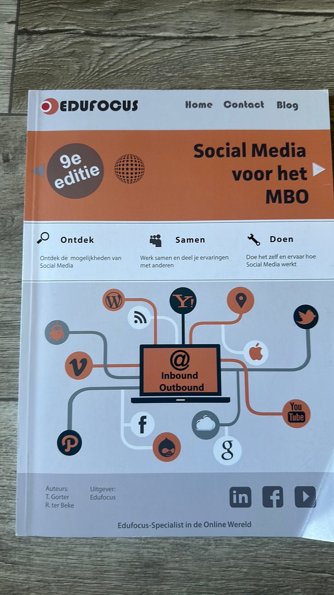 Edufocus Social Media voor het MBO ISBN 9789492442833, Boeken, Ophalen of Verzenden, Zo goed als nieuw, Economie en Marketing