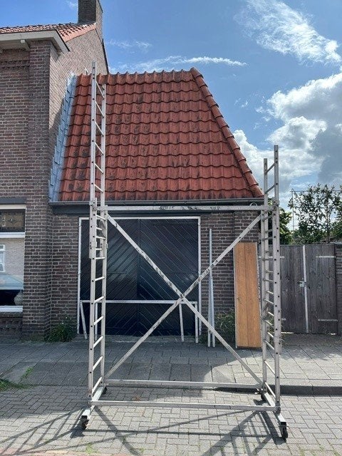 Rolsteiger aluminium., Ophalen, Gebruikt, Rolsteiger of Kamersteiger, 2 tot 5 meter