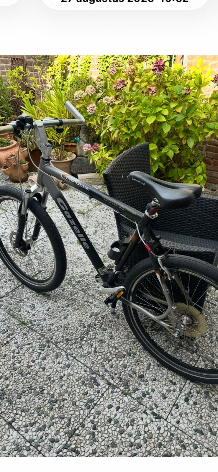 Moutinbike gazelle inpulse, Velgrem, Versnellingen, Zo goed als nieuw, Ophalen