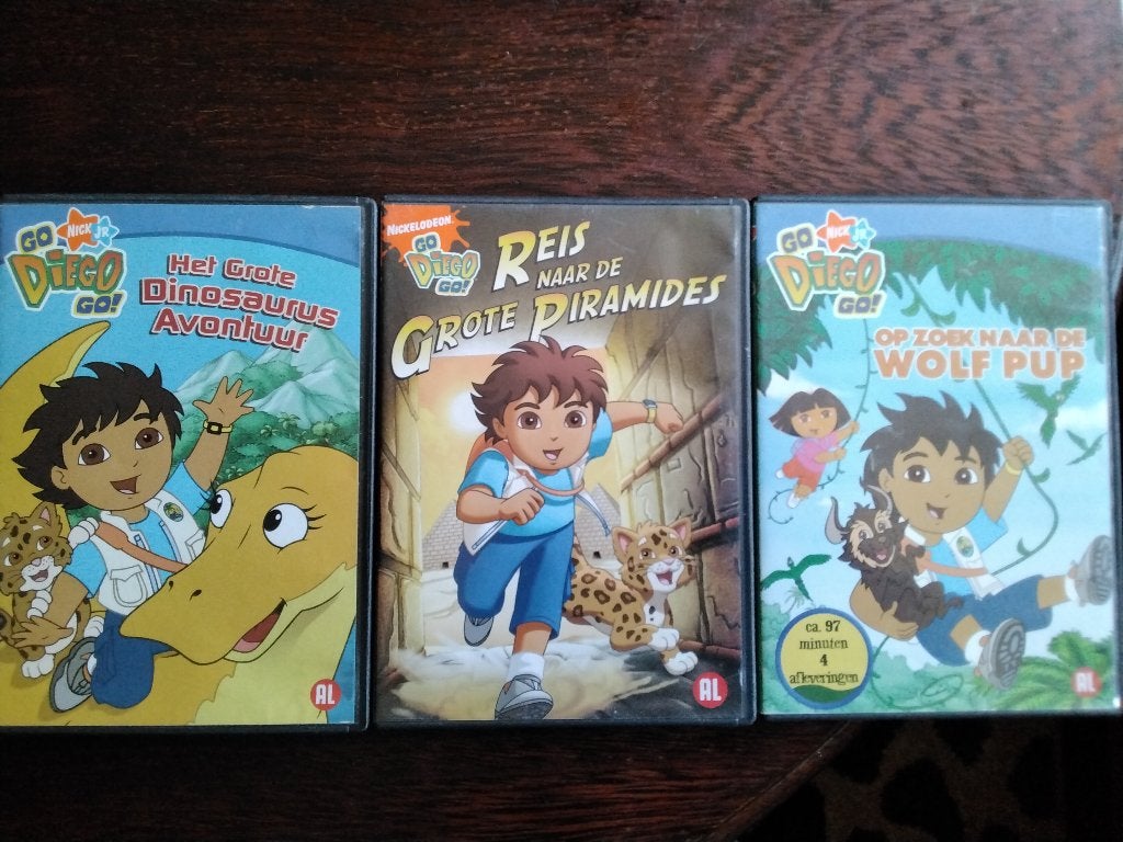 Diego 3 dvds, origineel, Avontuur, Alle leeftijden, Ophalen of Verzenden, Zo goed als nieuw