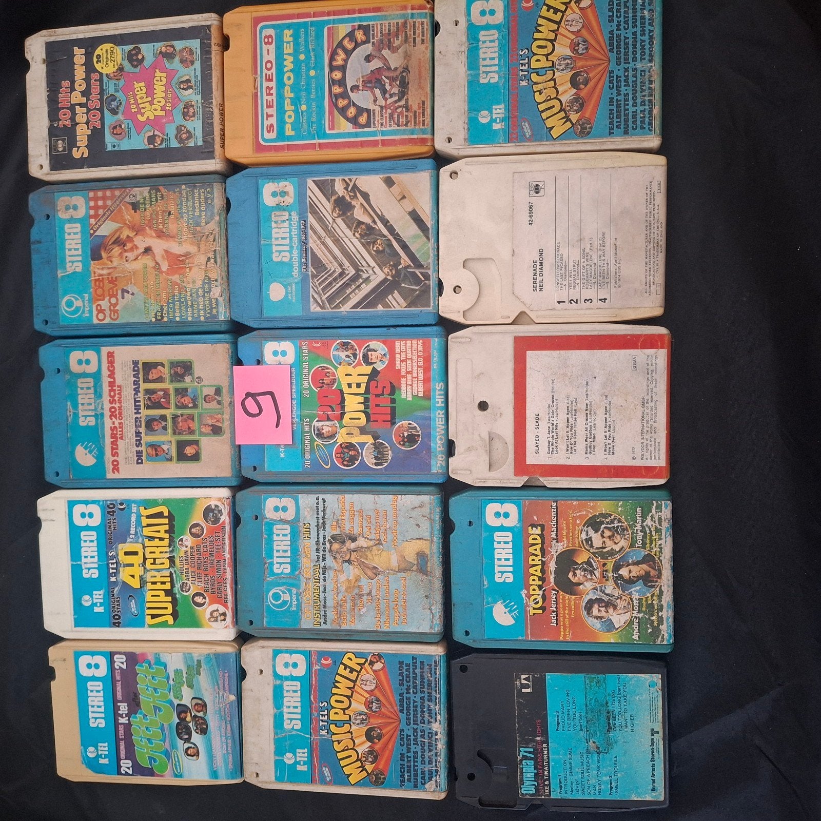 8 track cassettes ook los te koop, Ophalen of Verzenden, Gebruikt