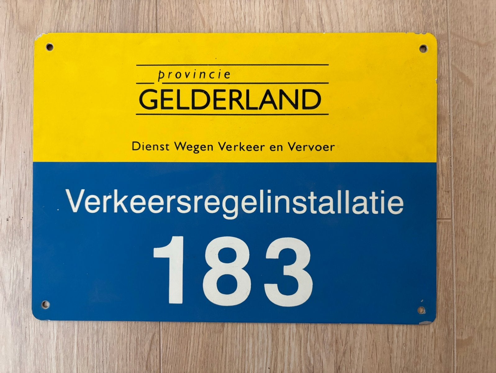 Verkeersbord verkeersregelinstallatie / verkeerslicht, Antiek en Kunst, Ophalen of Verzenden