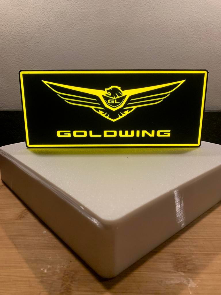 Honda Goldwing Style Lightbox – Stoer en Stijlvol Verlicht, Verzamelen, Ophalen of Verzenden, Zo goed als nieuw, Lichtbak of (neon) lamp