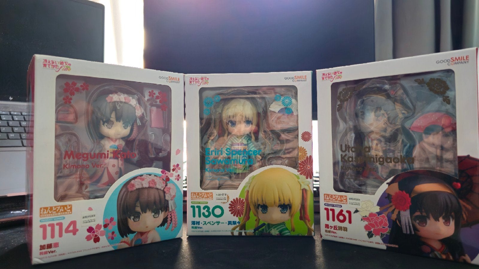 Nendoroid Kimono Set: Megumi, Eriri, Utaha, Ophalen of Verzenden, Zo goed als nieuw