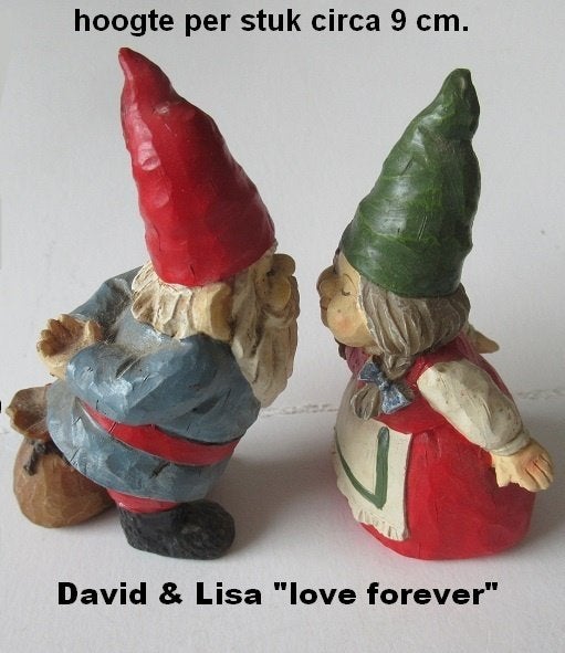 Rien Poortvliet, David & Lisa, love forever, Verzamelen, Poppetjes en Figuurtjes, Zo goed als nieuw, Ophalen of Verzenden