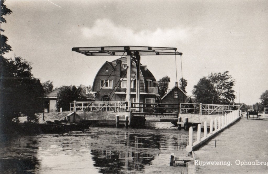 Rijpwetering, Ophaalbrug. 6946, Verzenden, 1940 tot 1960, Ongelopen, Zuid-Holland