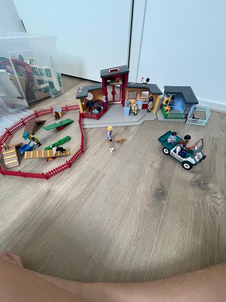 Playmobil dierenasiel, Ophalen, Gebruikt