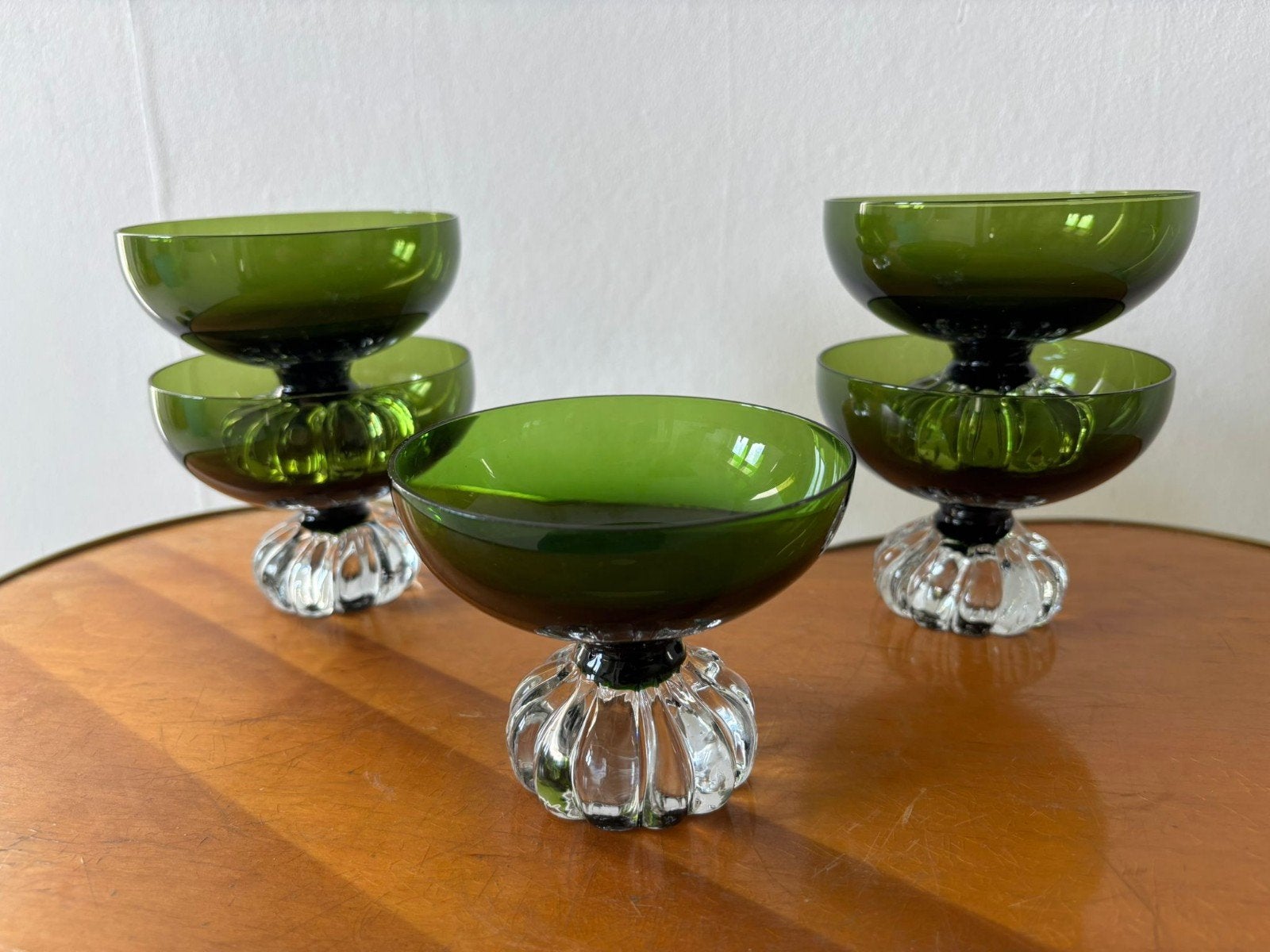 Aseda glas Zweden, champagne coupes of dessert 8x10 cm, Ophalen of Verzenden