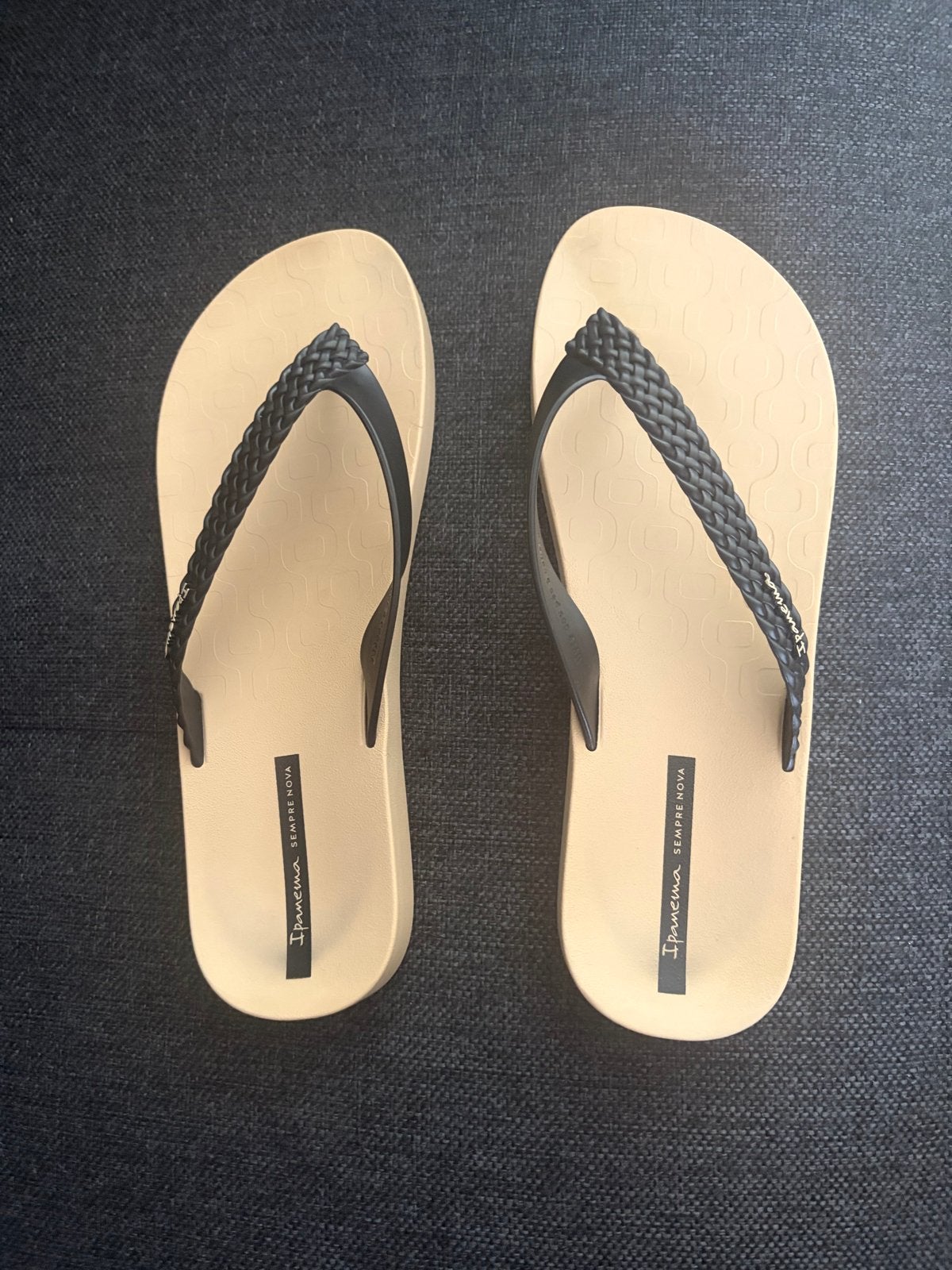 Ipanema slippers maat 40 - Zo goed als nieuw, Slippers, Zwart, Ophalen of Verzenden, Zo goed als nieuw