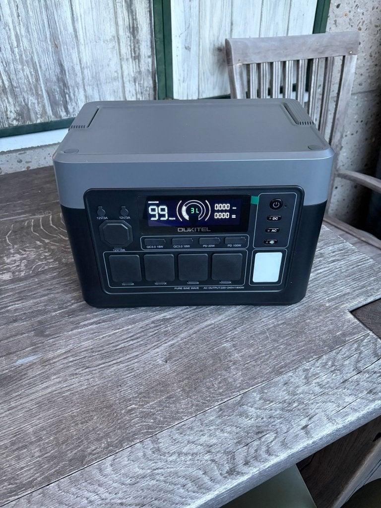 Draagbare 1800W Powerstation 1536Wh Thuisbatterij OFFGRID, Ophalen of Verzenden, Nieuw