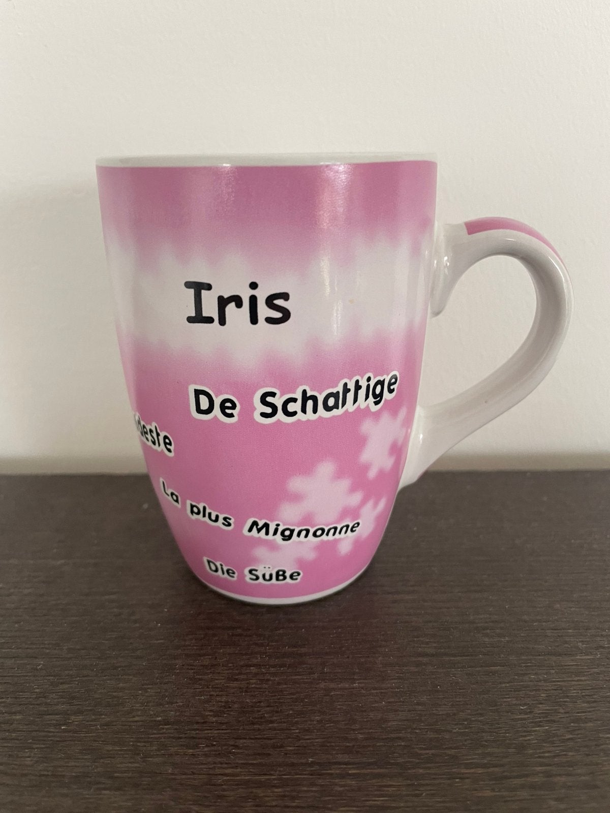 Mok met naam Iris / beker, Ophalen of Verzenden, Nieuw, Mok