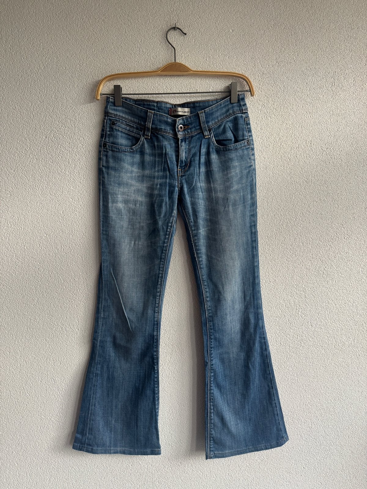 Vintage Levi’s 479 Booty Flare Fit denim jeans, Levi's, Blauw, Ophalen of Verzenden, Zo goed als nieuw
