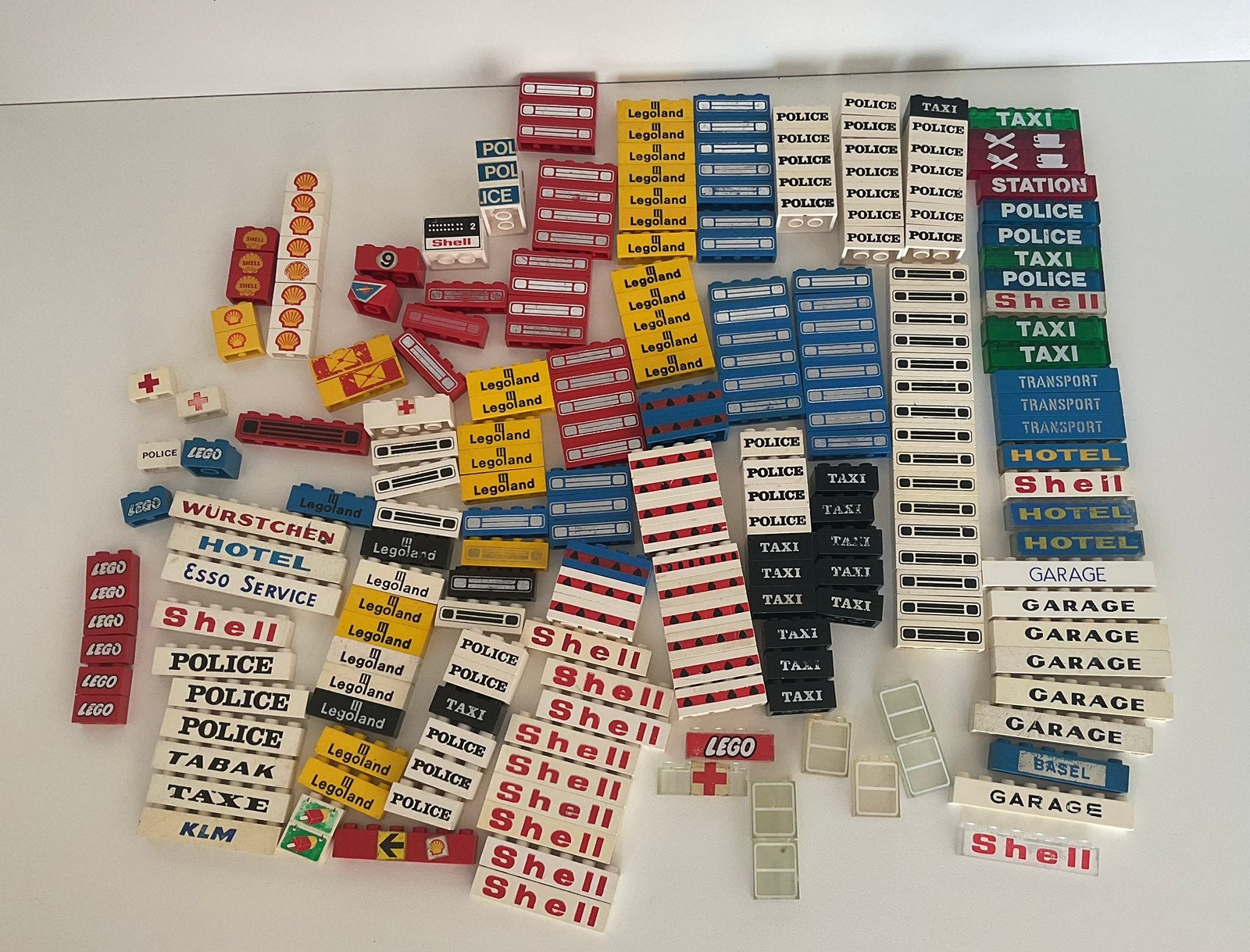 Lego pat pend bedrukte stenen, Ophalen of Verzenden, Gebruikt, Lego