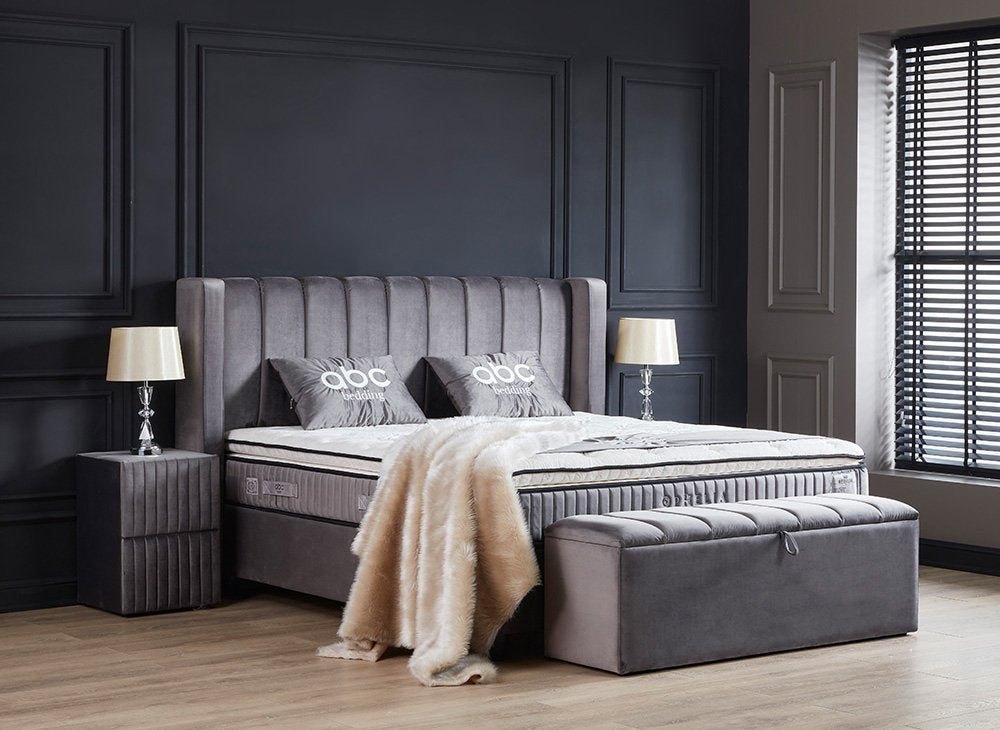 Ophelia 2-persoons opbergbed - Grijs