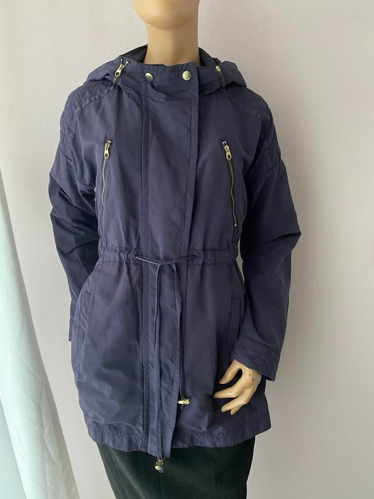 Ted Baker paarse jas maat L met afneembare capuchon, Paars, Maat 42/44 (L), Ophalen of Verzenden, Zo goed als nieuw