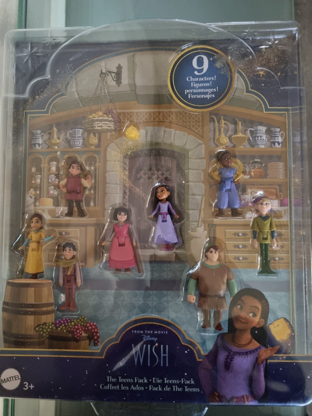 Orig,Mattel/Disney,2023,WISH THE TEENS PACK,9-Delig,Nieuw!, Kinderen en Baby's, Ophalen of Verzenden, Nieuw, Overige typen