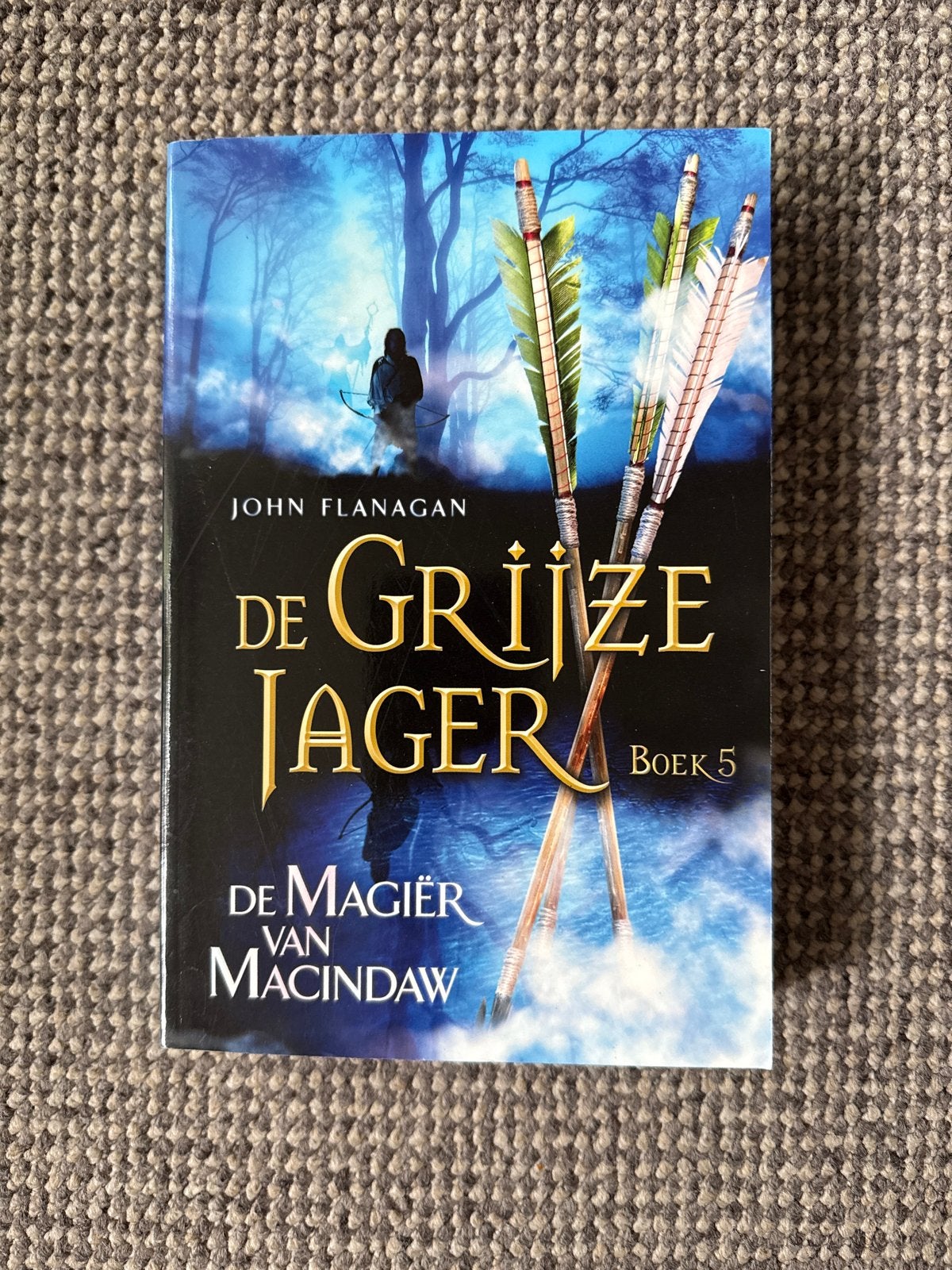 De Grijze Jager Boek 5: De Magiër van Macindaw, Ophalen of Verzenden, Zo goed als nieuw