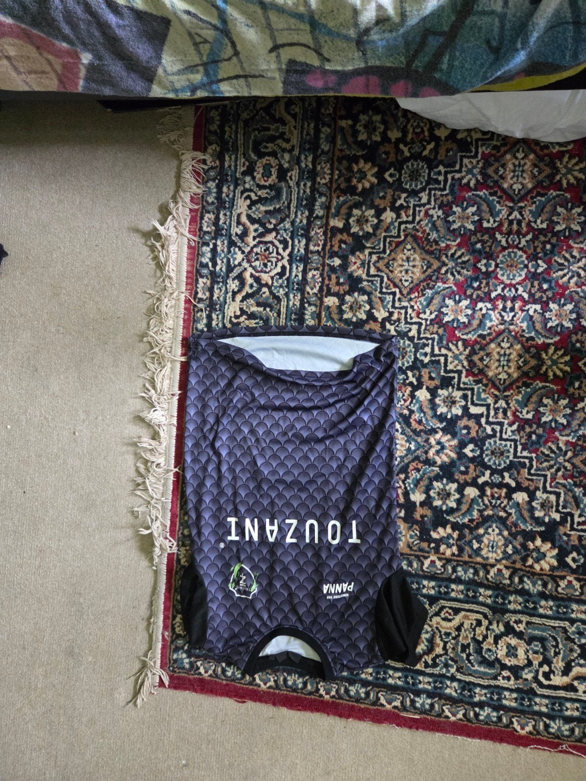TOUZANI Panna Voetbalshirt - Maat M, Maat 48/50 (M), Zwart, Ophalen of Verzenden, Zo goed als nieuw