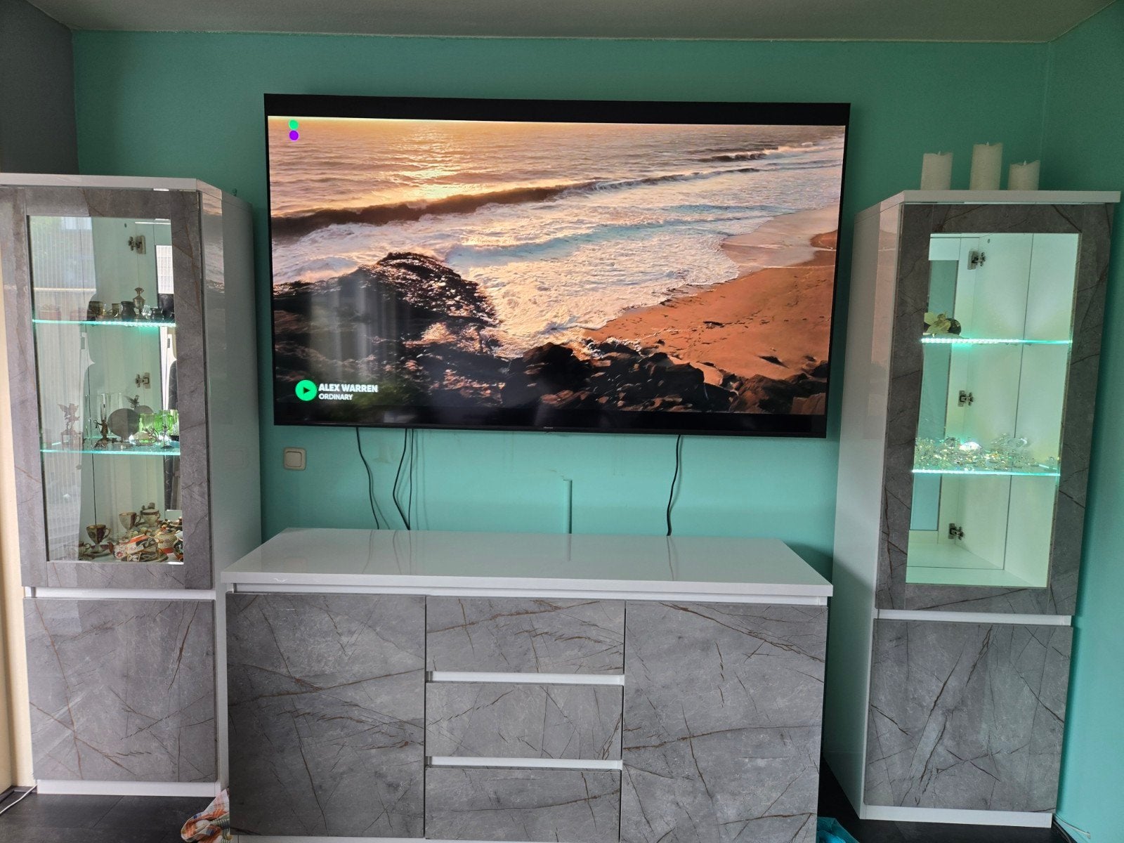Moderne kastenset - zo goed als nieuw, Huis en Inrichting, Ophalen, Met lade(s), Zo goed als nieuw, 200 cm of meer