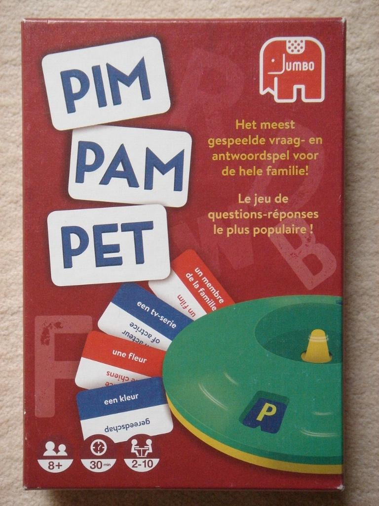 LEUK: Pim Pam Pet, Hobby en Vrije tijd, Gezelschapsspellen | Kaartspellen, Vijf spelers of meer, Ophalen of Verzenden, Zo goed als nieuw