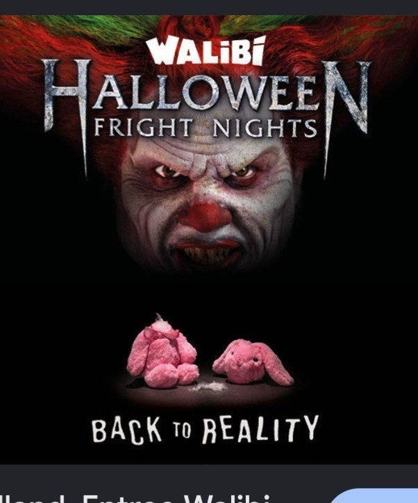 2 kaarten Walibi Fright Nights, 11 oktober 2026, Twee personen