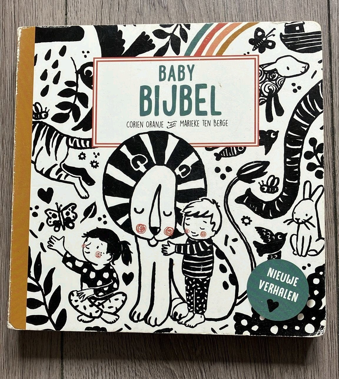 Baby Bijbel - Nieuwe Verhalen voor de Kleinsten, Ophalen of Verzenden, Zo goed als nieuw, Corien Oranje, Marieke ten Berge, 0 tot 6 maanden