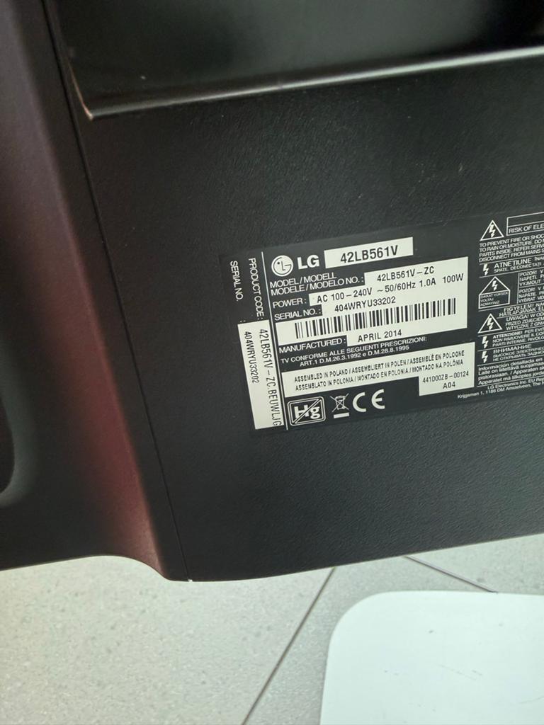 LG 42LB561V - 42 inch Full HD LED TV met afstandsbediening, LED, Ophalen of Verzenden, Zo goed als nieuw, 100 cm of meer