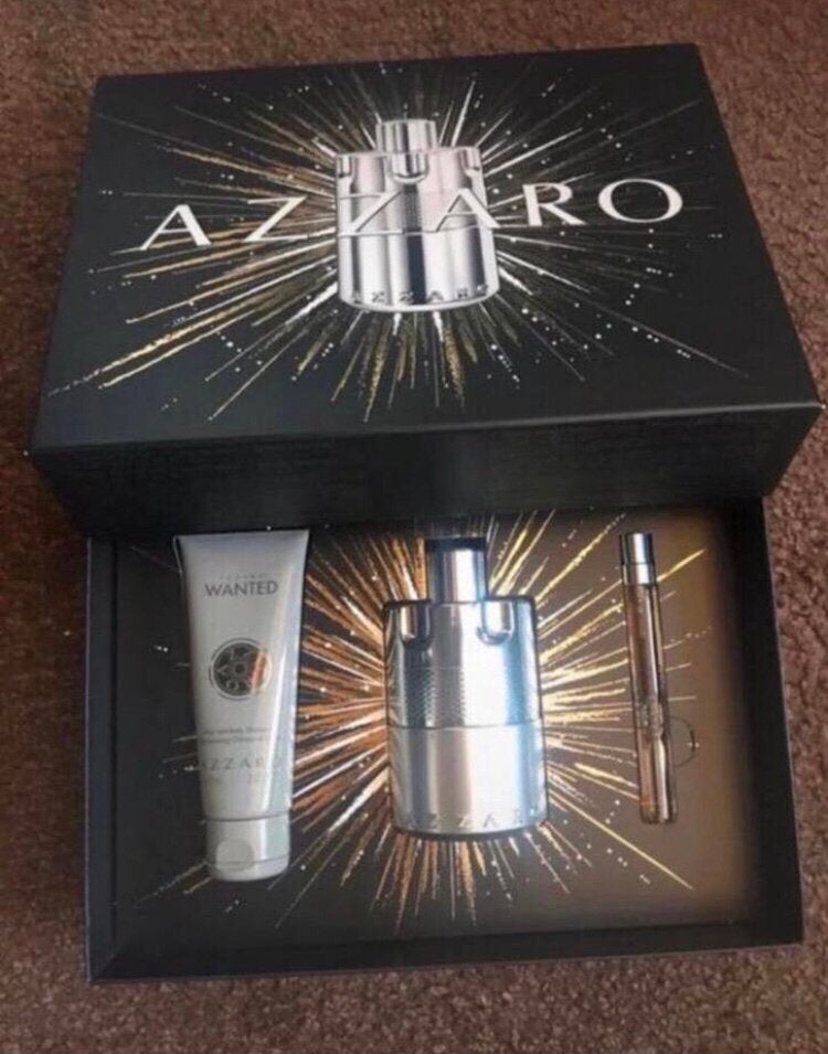 Azzaro wanted 100ml eau de parfum giftset nieuw en origineel, Ophalen of Verzenden, Nieuw