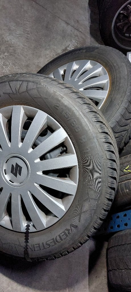 4 (Winter)banden + velgen Suzuki S cross, Ophalen, 16 inch, Banden en Velgen, Winterbanden