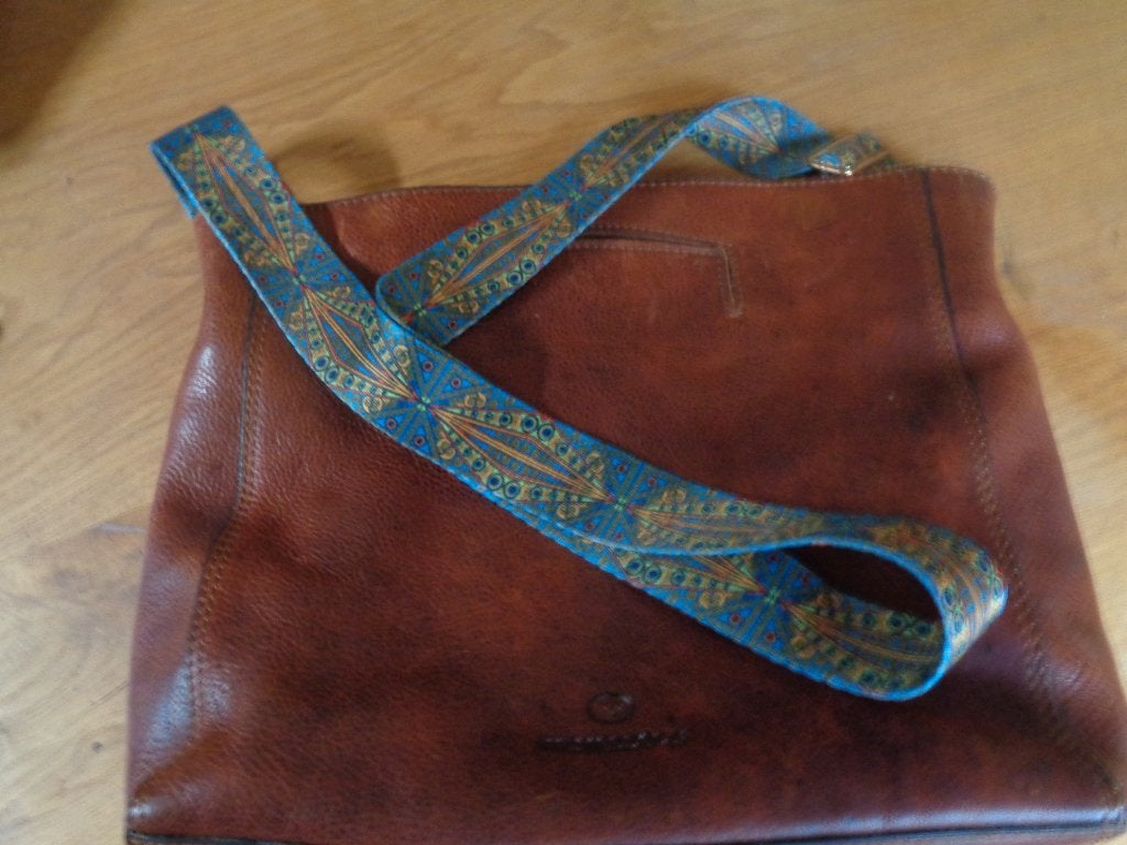 MICMACbags leren schoudertas, Sieraden, Tassen en Uiterlijk, Tassen | Schoudertassen, Overige merken, Bruin, Ophalen of Verzenden