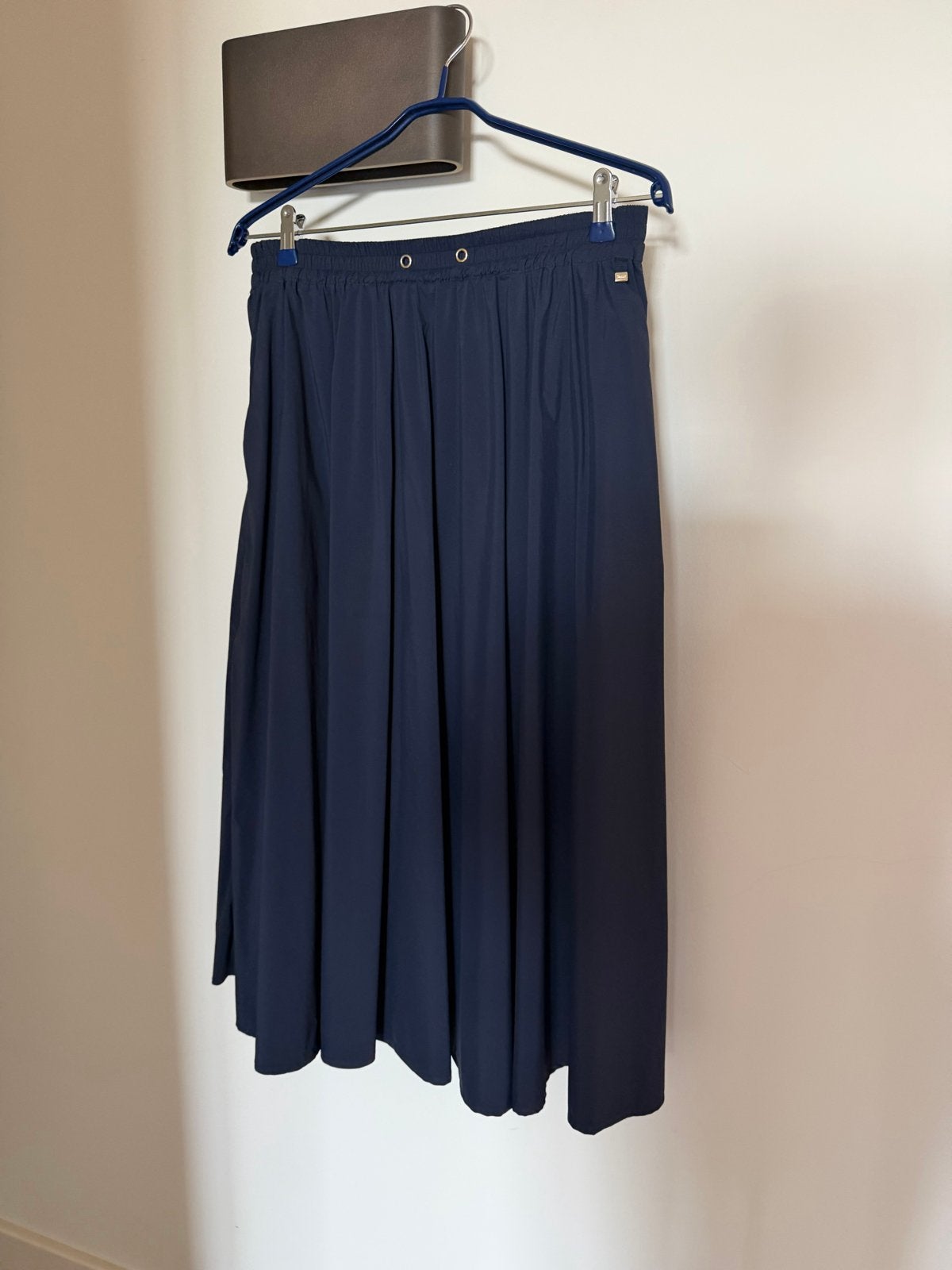Herno Blauwe Wijde Rok - Maat 46, Kleding | Dames, Blauw, Maat 46/48 (XL) of groter, Ophalen of Verzenden, Gedragen
