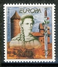 CEPT Letland 453 1997 postfris, Ophalen of Verzenden, Postfris, Overige thema's