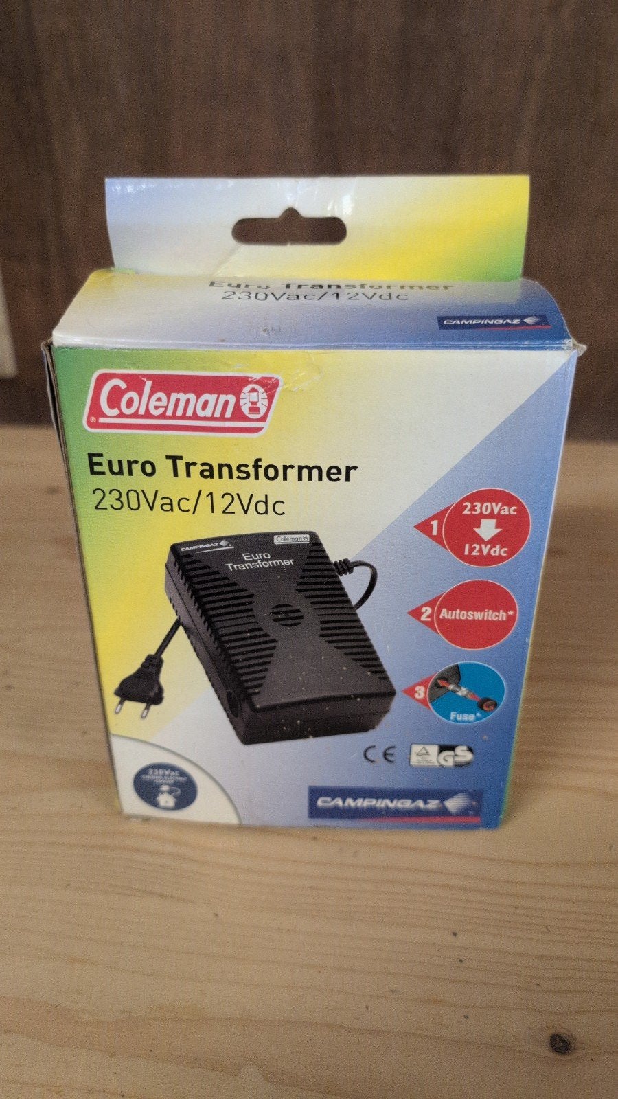 Coleman Euro Transformer 230Vac/12Vdc, Ophalen of Verzenden, Nieuw
