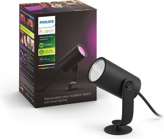 Philips Hue Lily Tuinspot Uitbreiding - White & Color Ambian, Logictrading, Info@logictrading.nl, Kramerswei 8a