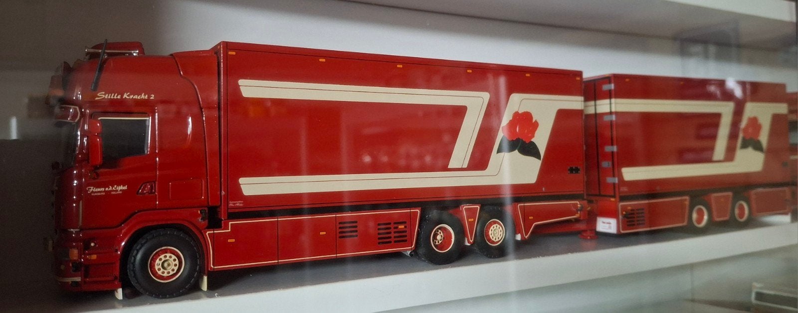 Tekno Scania H.C.P van de Eijkel Rijnsburg, Hobby en Vrije tijd, Ophalen of Verzenden, Zo goed als nieuw, Bus of Vrachtwagen, Tekno