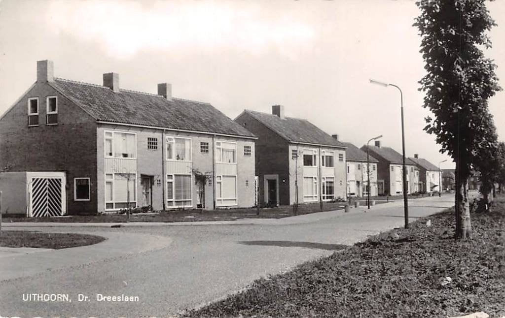 Uithoorn Dr. Dreeslaan 1962 Amsterdam, Ophalen of Verzenden, 1940 tot 1960, Gelopen, Noord-Holland