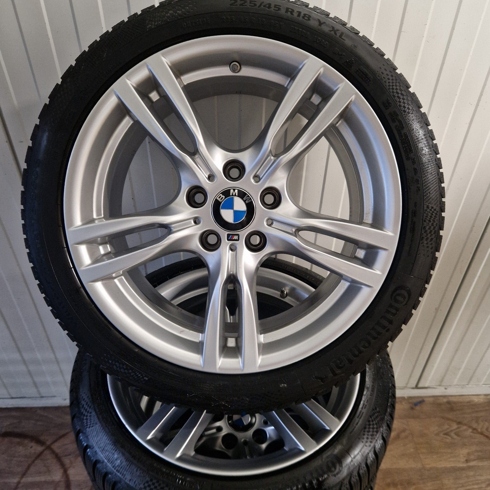 BMW  3 serie f30 f31 18 inch velgen met Continental Winterba, Ophalen, Gebruikt
