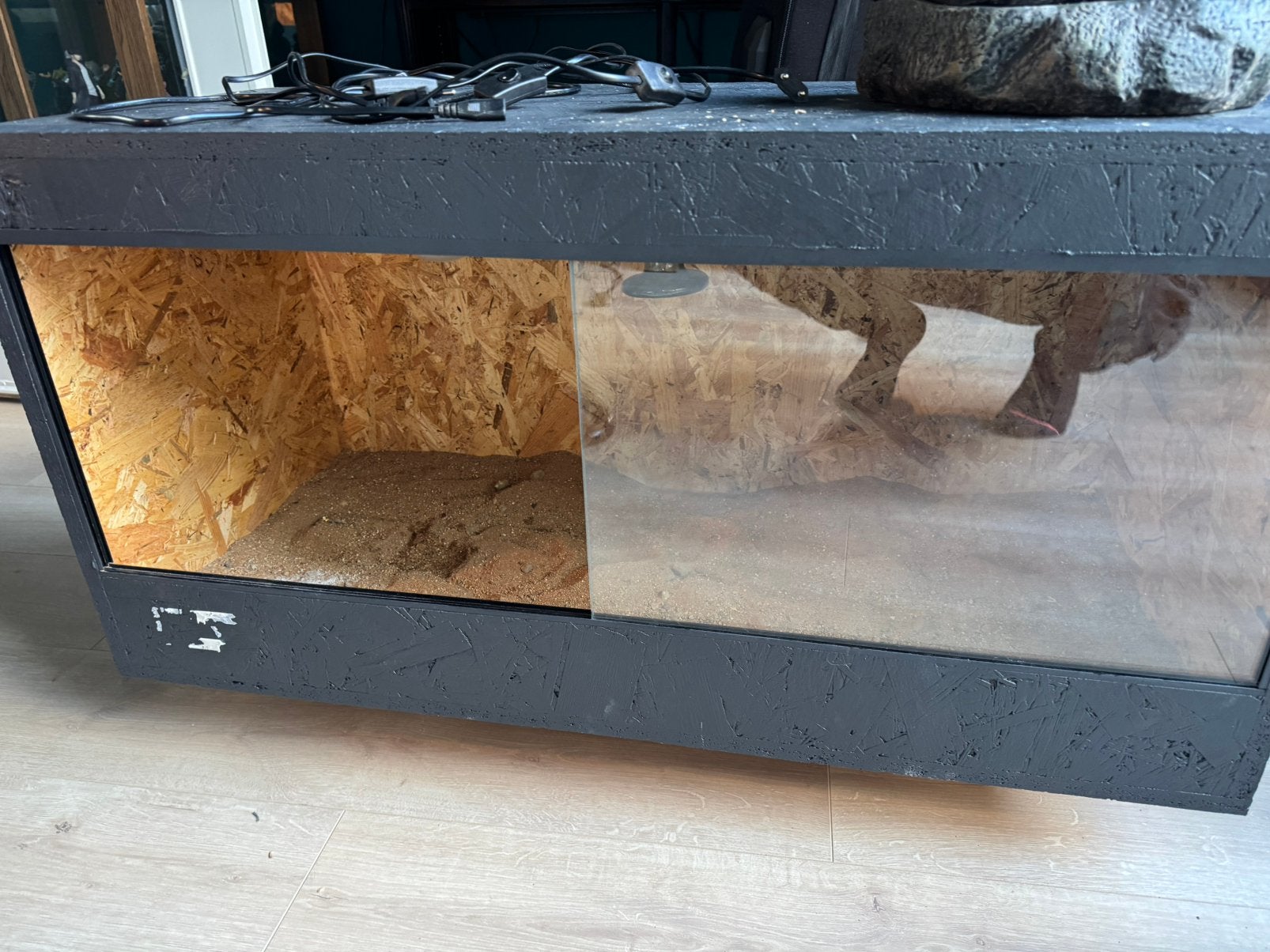 OSB terrarium 100x50x50, Ophalen, Zo goed als nieuw, Terrarium of Paludarium