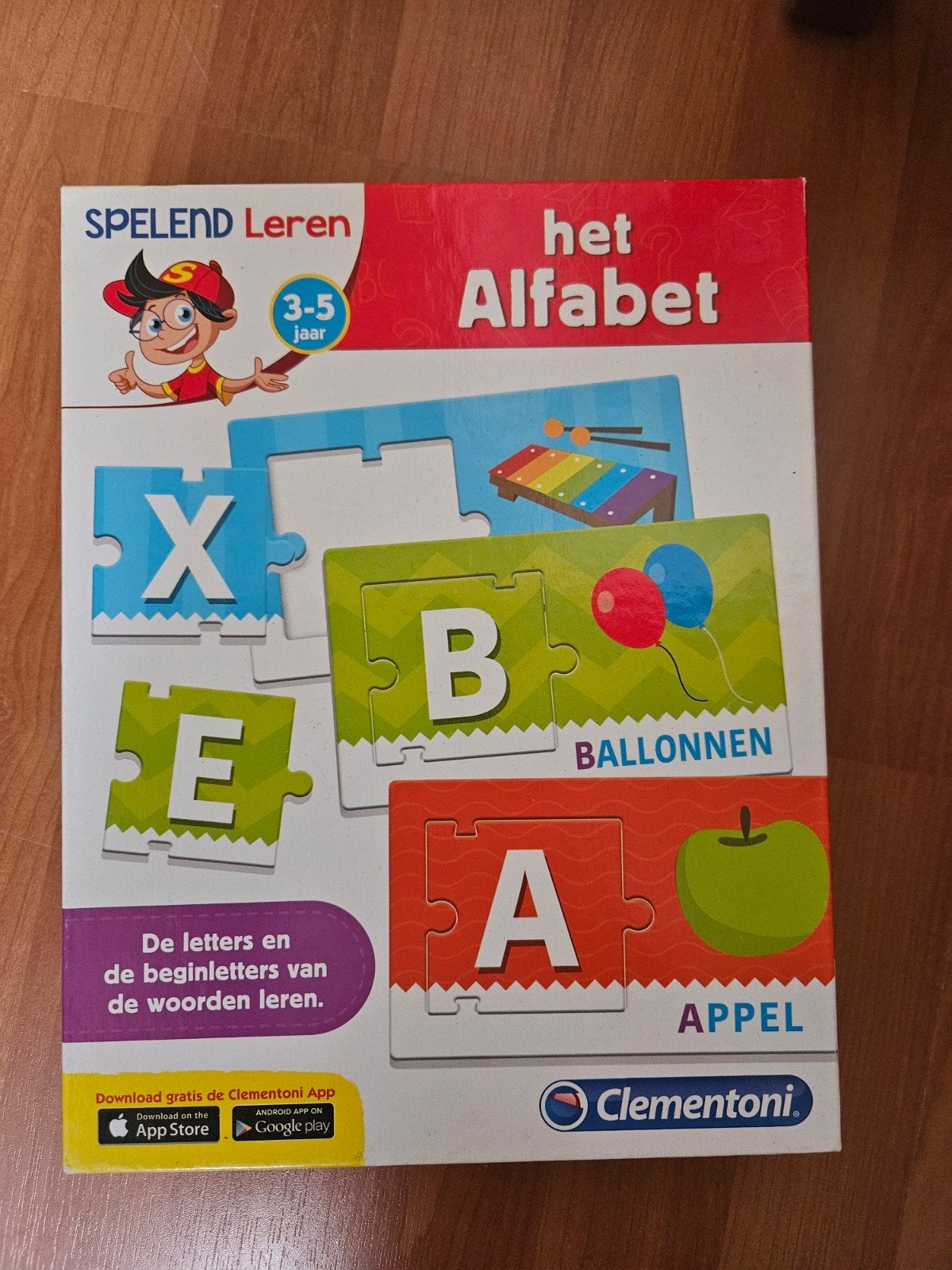 Clementoni Spelend Leren: Het Alfabet (3-5 jaar), Ophalen of Verzenden, Zo goed als nieuw, Puzzelen