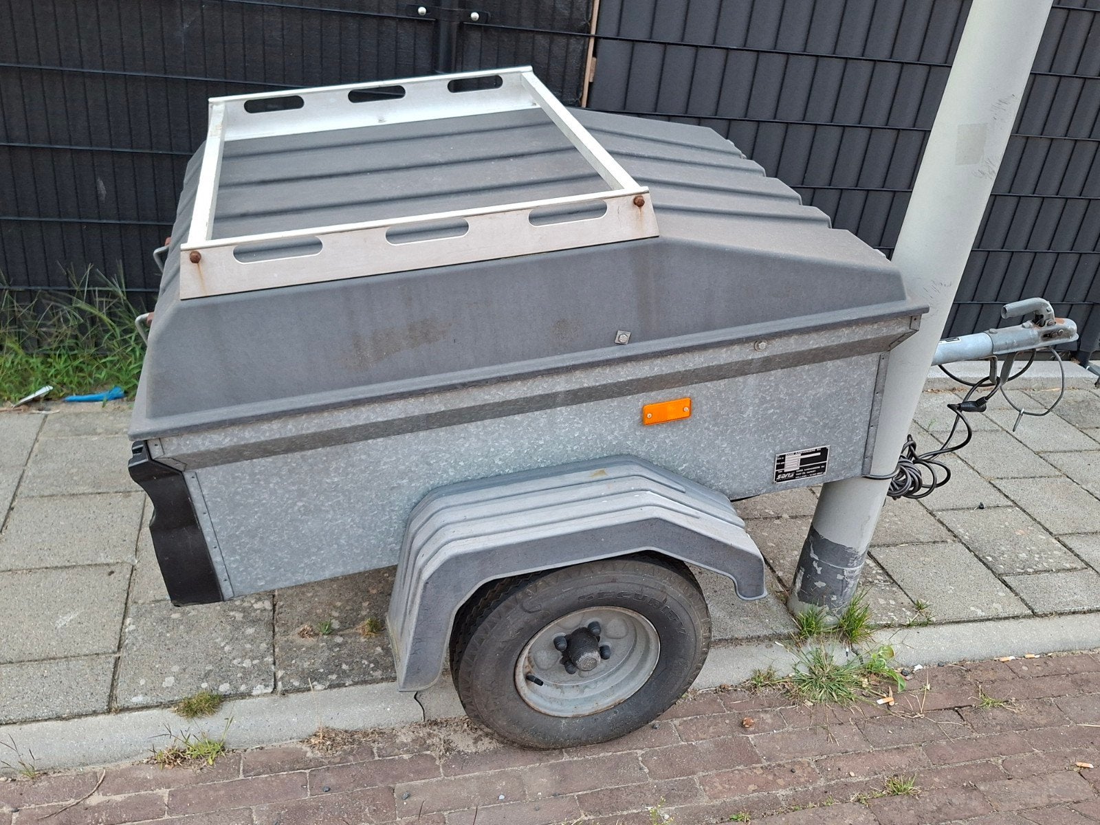 Saris Bagagewagen met deksel en imperiaal, Auto diversen, Aanhangers en Bagagewagens, Ophalen of Verzenden, Gebruikt