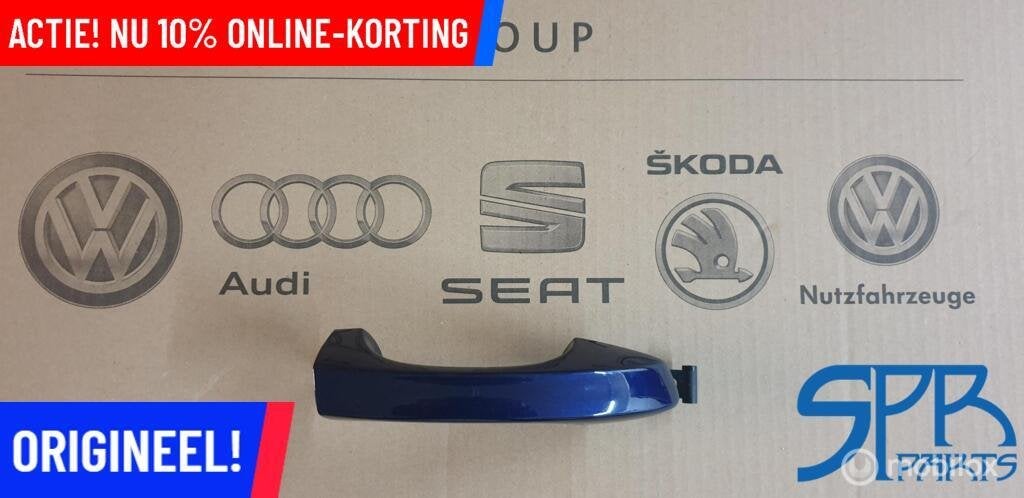 GOLF 7 LC5B RECHTS Deurgreep Rechtsvoor Rechtsachter GREEP, Volkswagen, Nieuw, Ophalen of Verzenden, Volkswagen