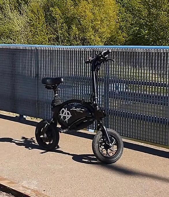 Windgoo B3 "custom", Fietsen en Brommers, Fietsen | Vouwfietsen, 14 tot 16 inch, Zo goed als nieuw, Deels opvouwbaar, Schijfrem