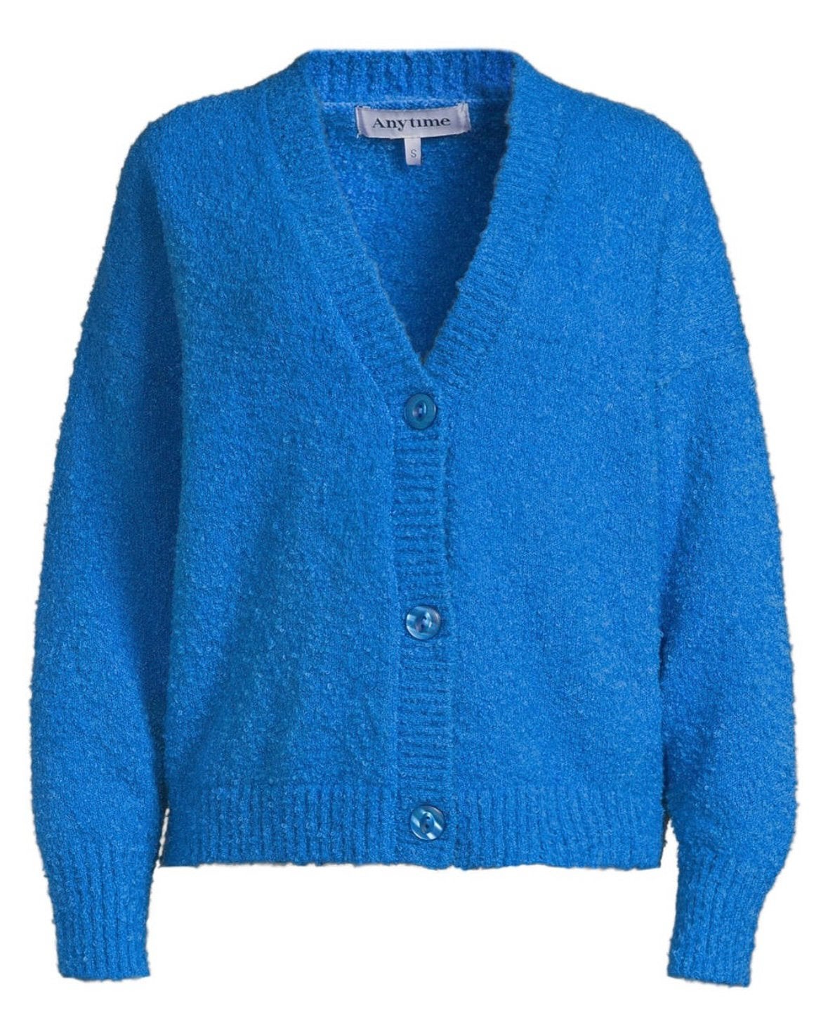 Anytime gebreid vest blauw XL (46/48), Kleding | Dames, Verzenden, Nieuw, Maat 46/48 (XL) of groter, Blauw
