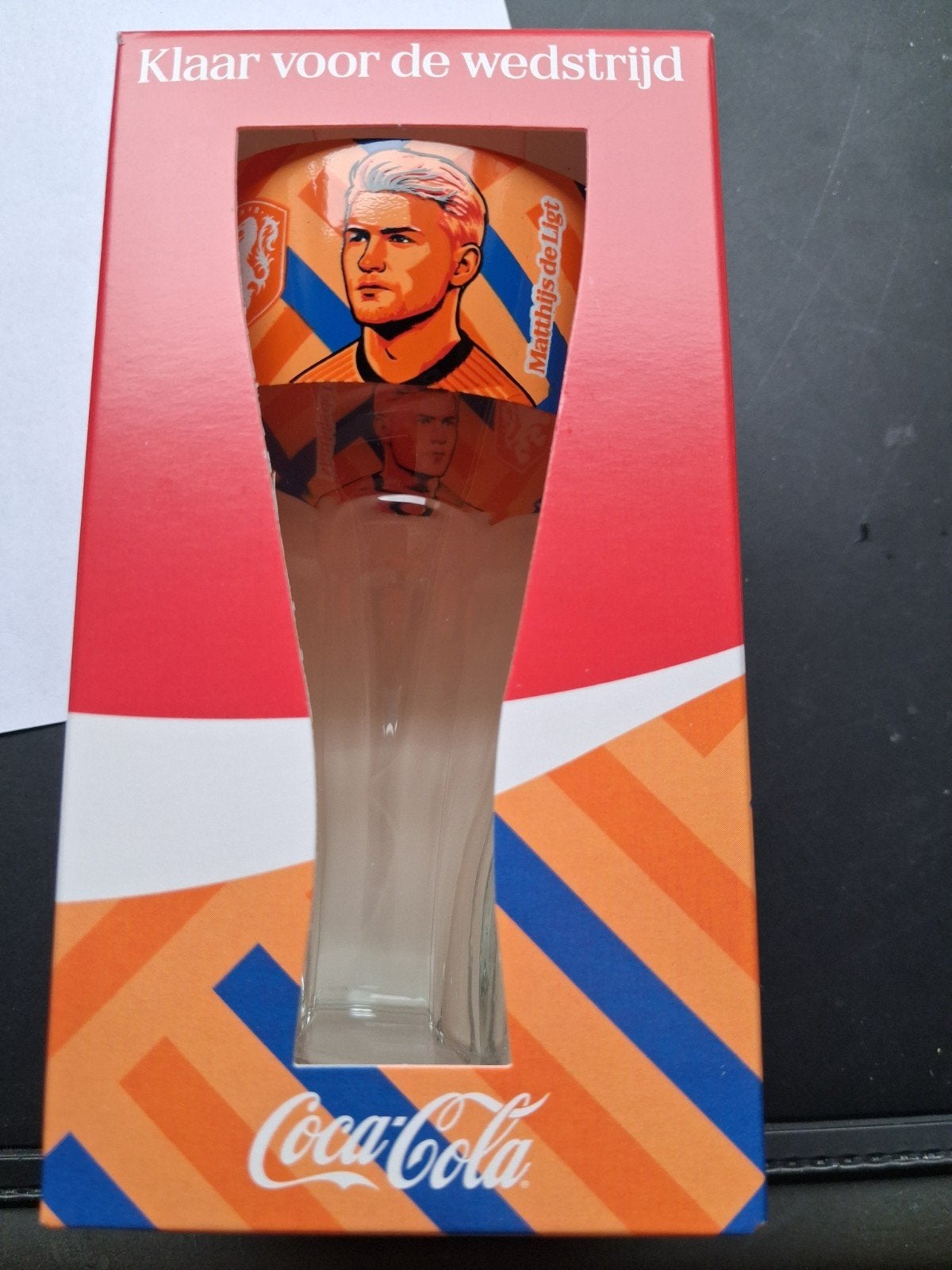 MATTHIJS DE LIGT COCA-COLA glas WK'26, Verzamelen, Ophalen of Verzenden, Ajax