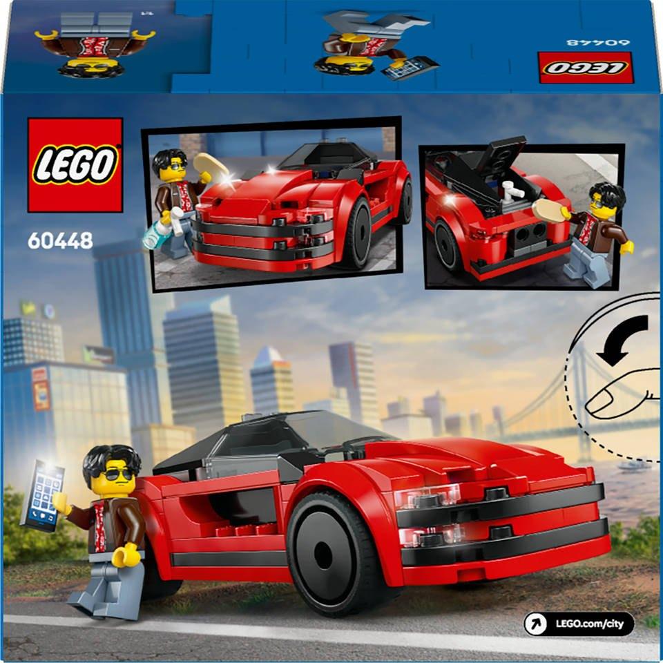 10x Lego 60448 Rode sportwagen, Ophalen of Verzenden, Nieuw