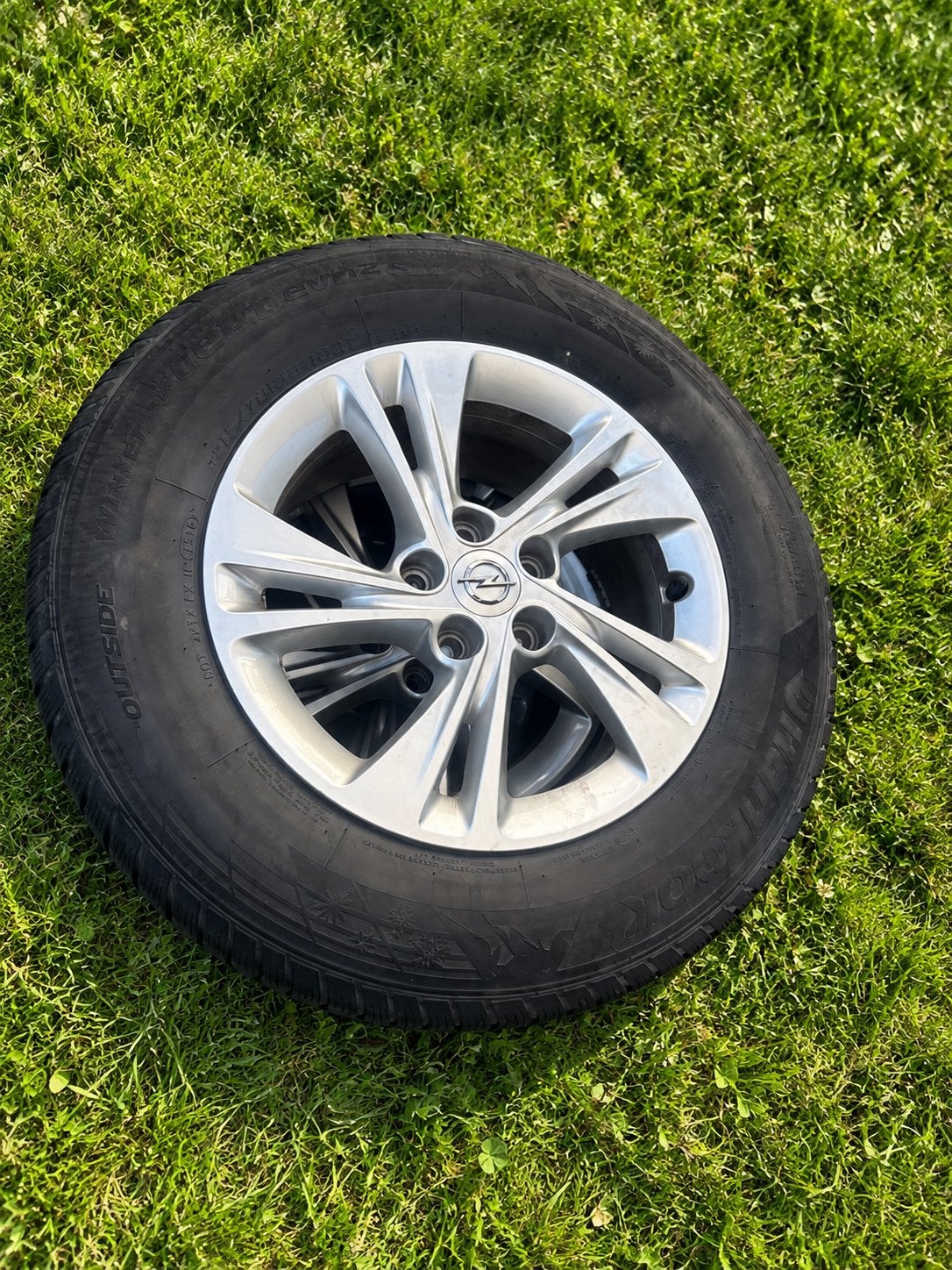 Opel winterbanden met velgen - 16 inch, Gebruikt, 16 inch, Banden en Velgen, Personenwagen