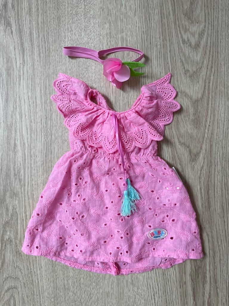 Baby Born poppenjurkje en haarband, Kinderen en Baby's, Speelgoed | Poppen, Ophalen of Verzenden, Zo goed als nieuw, Babypop