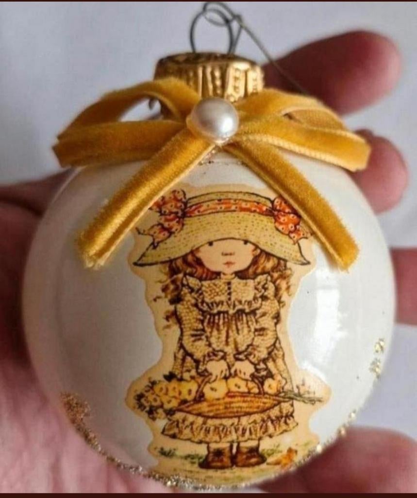 Oude Kerstbal Sarah Kay, Diversen, Kerst, Ophalen of Verzenden